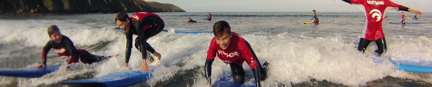 Surfing in North Devon with Nick Thorn surf school