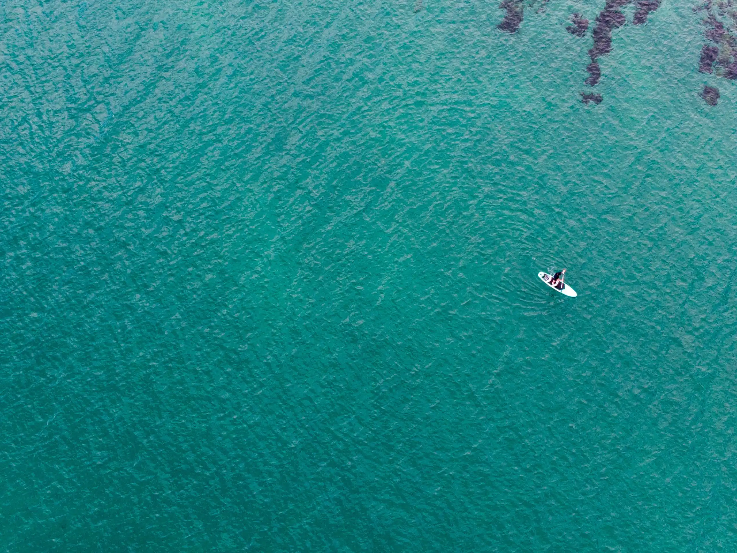 Aerial view of the North Devon coast